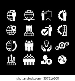 Business Set of Icons.