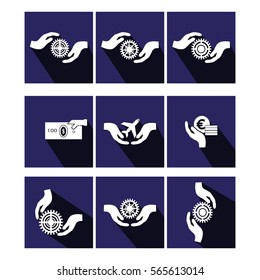 business set icons