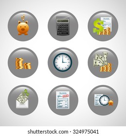 business set icons design, vector illustration eps10 graphic 