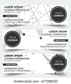 Business set of multi-colored flyers, banners with low-polygonal and geometric backgrounds with your text. Vector illustration suitable for templates, gift vouchers, advertising, postcards