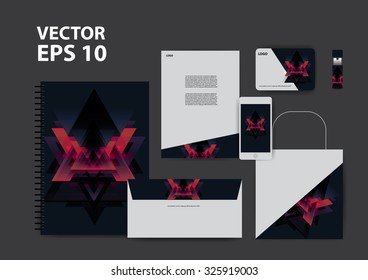 business set and template