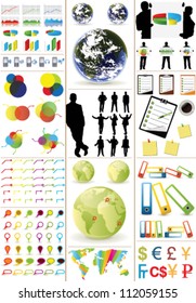 Business set. Vector