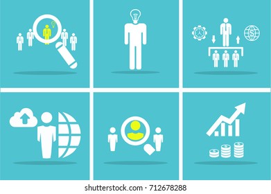 business set for web design