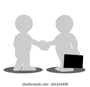 business shake hands 