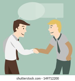 business shaking hand 