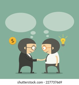 business shaking hand