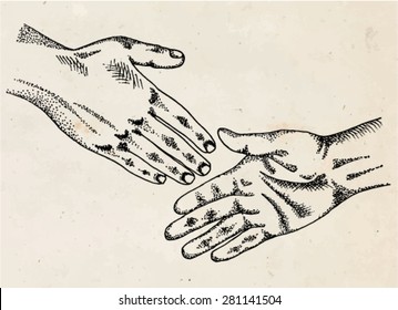 business shaking hands
