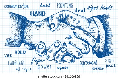 business shaking hands