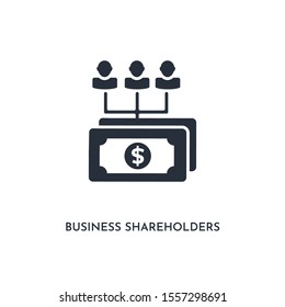 Business Shareholders Icon Simple Element Illustration Stock Vector ...