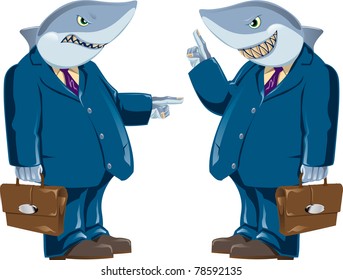 Business shark