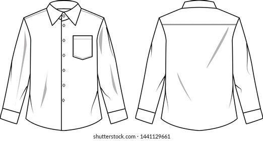 10,553 Long sleeve button shirt Images, Stock Photos & Vectors ...