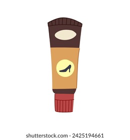 business shoe polish cream cartoon. shine clean, leather vintage, symbol shine business shoe polish cream sign. isolated symbol vector illustration