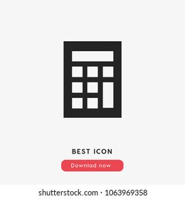 Business sign icon vector, button modern symbol vector illustration for web and mobil app isolated on grey background
