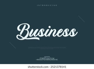 Business signature Font Calligraphy Logotype Script Font Type Font lettering handwritten