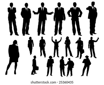 business silhouette