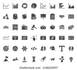 Business silhouette icon