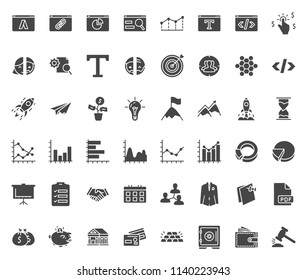 Business silhouette icon