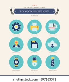 Business Simple Icon Set