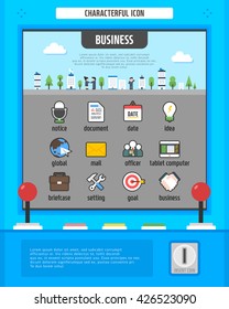 Business Simple icon set