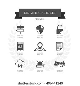 Business Simple icon set