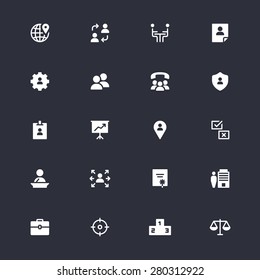 Business simple icons