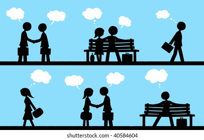 business situations fully EDITABLE set A