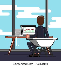 Business sketch man
