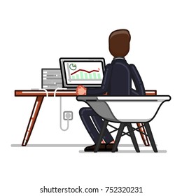 Business sketch man