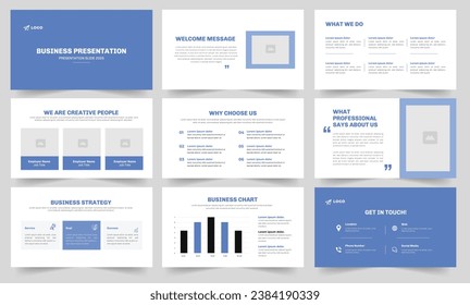 Business Slide Presentation and Business Keynote Template 