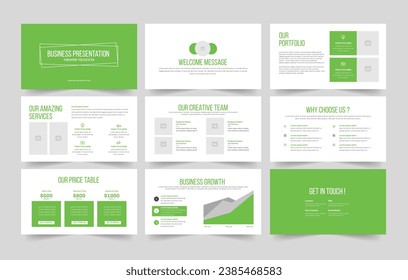 Business slide Presentation Layout Template.