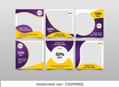 Business Social Media banner Template. Promotional web banner for social media. Elegant sale and discount promo. Anyone can use This Design Easily - Vector