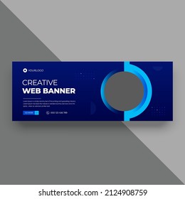 Business social media cover banner template