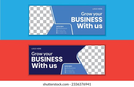 Business social media cover template professional business social cover design