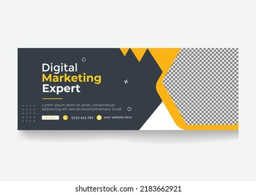 Business social media design digital marketing web banner template Design