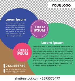 Business Social Media Design Multicolor