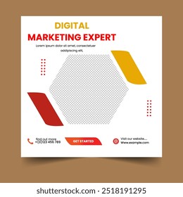 business social media post banner template