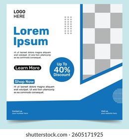 business social media post banner template