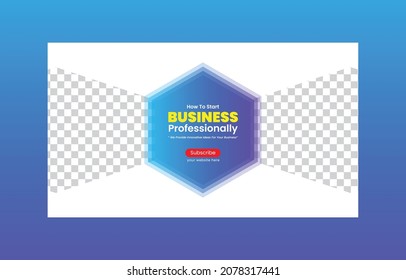 Business Social Media Post Design, Corporate web banner post design