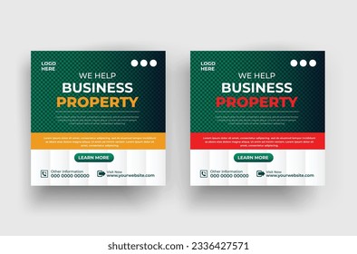 business social media post design