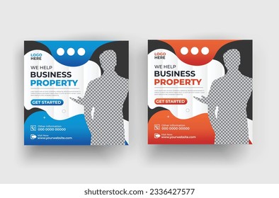 business social media post design