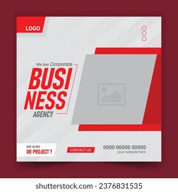 Business Social media post design or corporate social media poster design