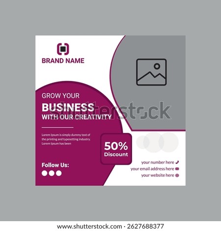 Business Social Media Post Design up to 50% off