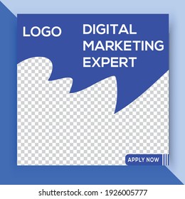 Business social media post template design vector EPS- 10