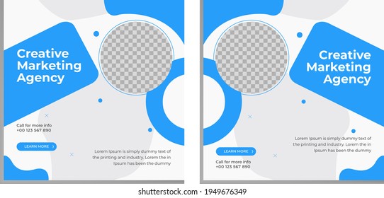 business Social media post template Vector.