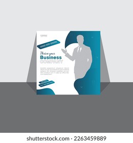 Business Social media post template design
