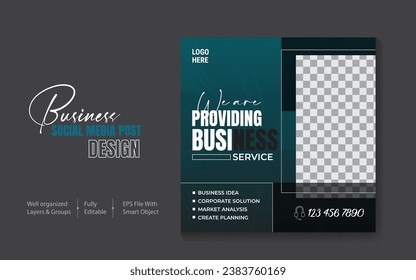  Business social media post template banner design 