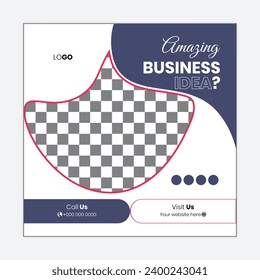 Business Social media post template.