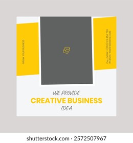 Business social media post template