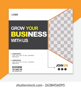 business social media post template