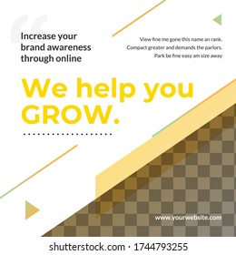 Business social media template banner